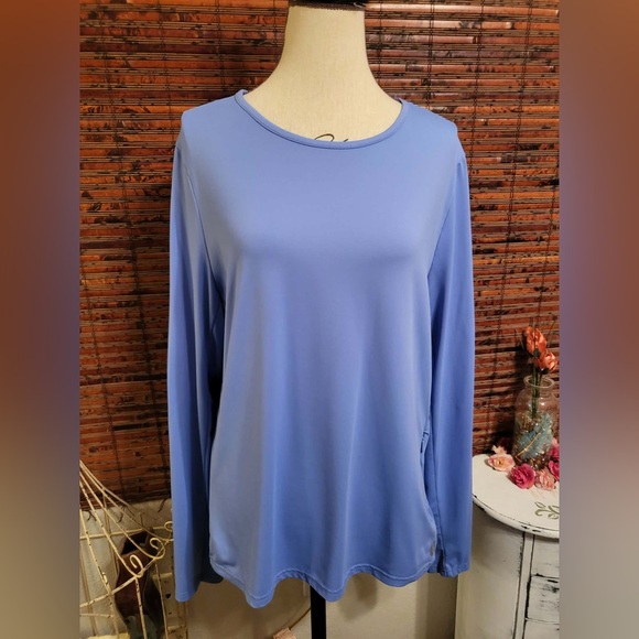 Hang Ten Tops - Hang Ten Women's Sky Blue Long Sleeve Tee